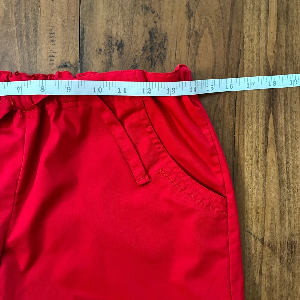 Women's Red Cherokee Scrub Pants Style 1841 - Matching top available Size XS - Picture 5 of 14